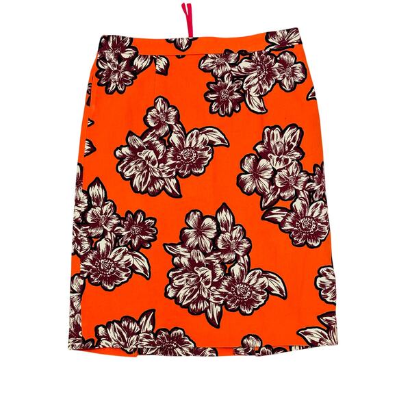 Maeve By Anthropologie Salinas Pencil Skirt Size 0 Preppy Floral Fun - Picture 4 of 8